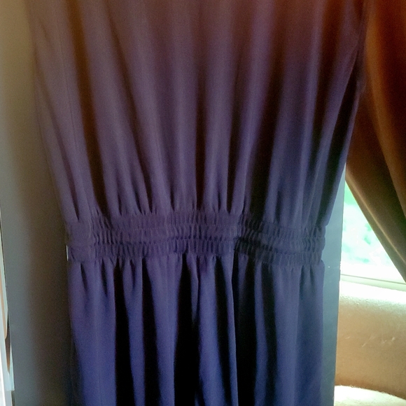 ROMPER, NAVY & GOLD ZIP - Picture 3 of 4